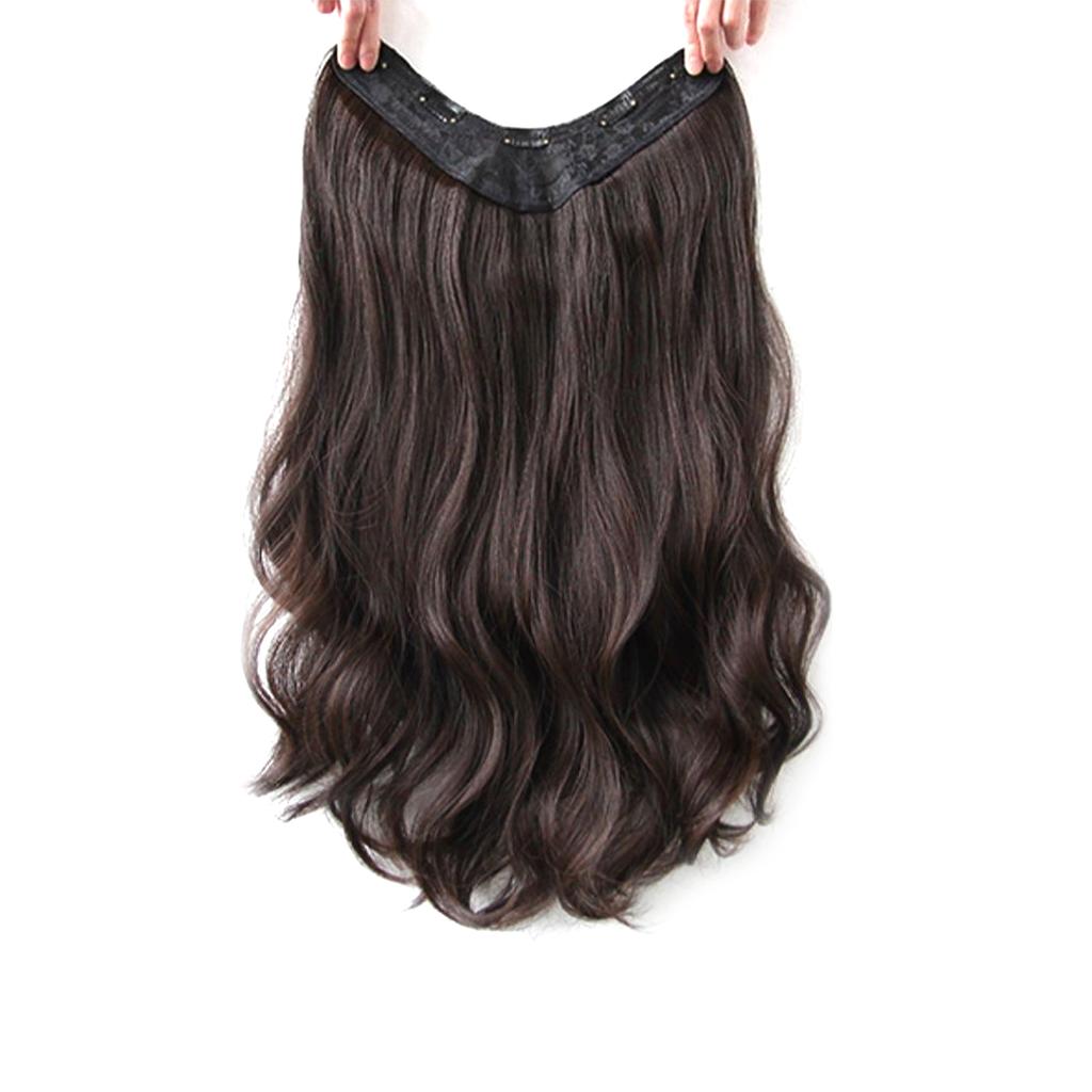 45/60cm Synthetic Curly Wig Piece U-Shape Natural Fluffy Large Wavy Curly Hair Wig With Clip Wedding Party Costume Wig Props