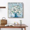 Full Drill 5D Rhinestone Painting Kit Vibrant Color Shiny Flower Theme Handmade Rhinestone Painting Art Craft Ornament