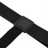 Unisex Elastic Waist Belt with Garter Suspender Clip Stocking Pants Holder Strap  Black
