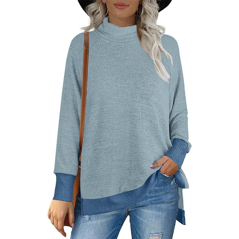 fleece turtleneck tunic