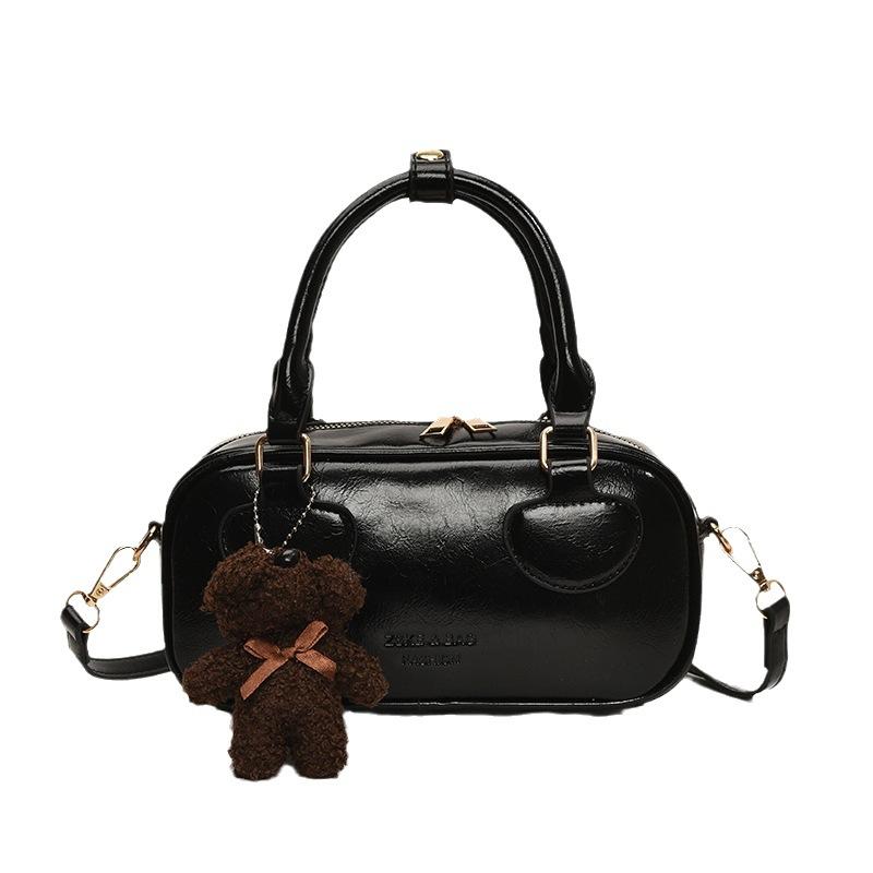 Tragbare Bowlingtasche Damen 2025 neue trendige Mode einfache Kissen-Tasche einzelne Schulter Umhängetasche trendy