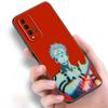 Anime Jujutsu Kaisen Ryomen Sukuna Phone Case For Xiaomi Redmi Note 11 10 9 8 Pro 11T 10T 10S 9S 8T 9 9A 9C 9T Black Soft Cover