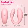 Wearable Couples Pleasure APP Control Vibrator Silicone Waterproof Adult Sex Toys G-Spot 10 Vibration Modes Masturbator Dildo