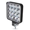 Square Led Off Road Work lights 48W 16 Led Spotlight Fog Lamp for Truck ATV UTV Boat Pickup Tractor Cart 12V 24v