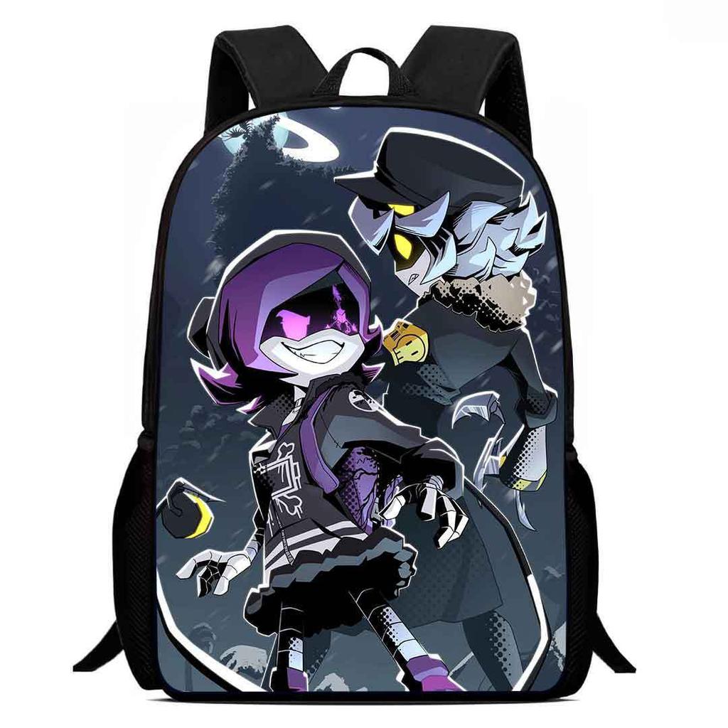 Printed Inorganic Killer Murder Drones School Bag, Cartoon Backpack Boys And Girls