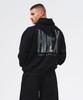 Crack Printed Hoodie (Black)