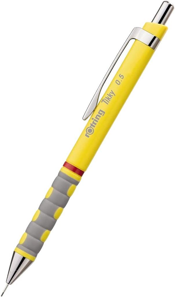 Rotring Mechanical Pencil Tikki 1904702 Yellow Genuine Imported Product 0.5mm