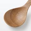 MUJI Acacia Wood Soup Spoon 18cm - Natural Grain Tableware, Japan