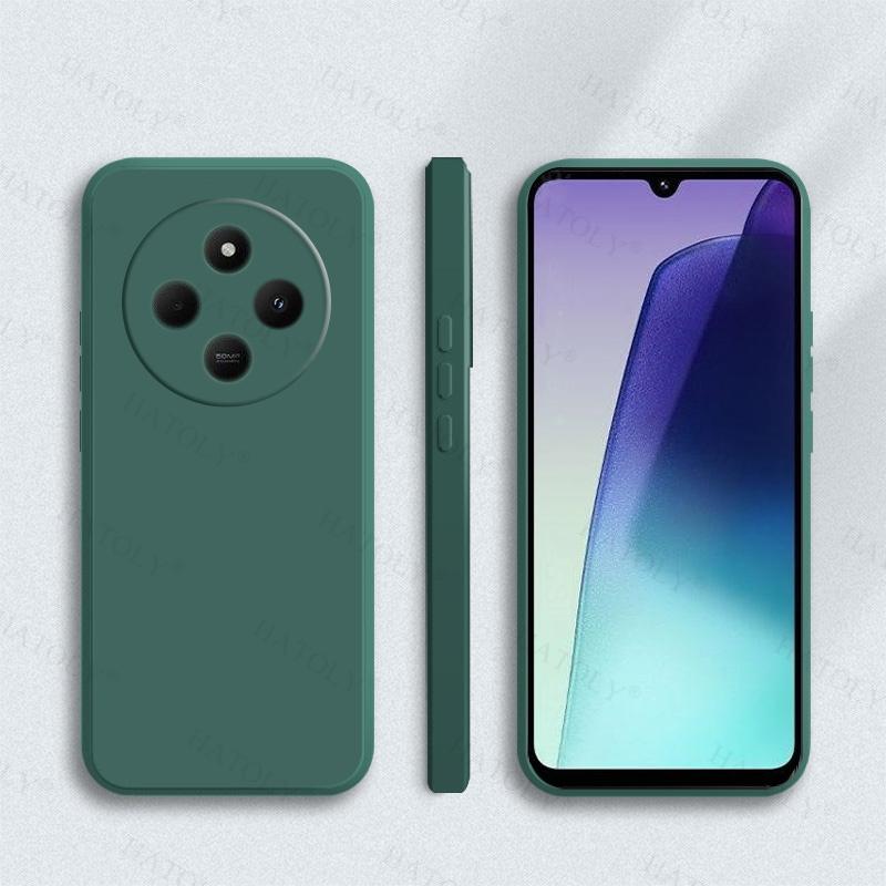 For Xiaomi Poco C75 Case Cover For Poco C75 Soft TPU Liquid Silicone Candy Color Back Case For Poco C75 Case 6.88 inch