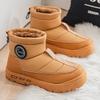 Winter Snow Boots for Men Add Velvet Men's Sneakers Ankle Boots Soft and Comfortable Sports and Leisure Wear-resistant Non-Slip