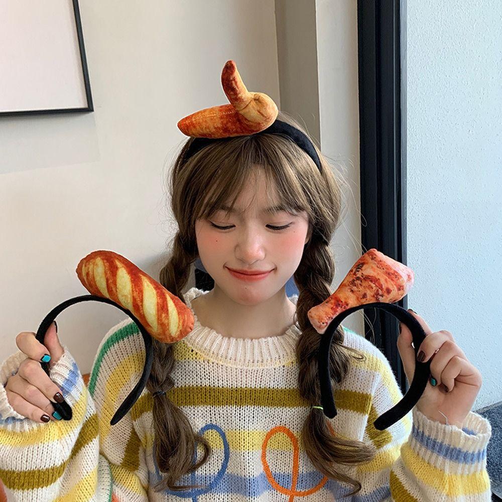 Vegetable Simulated Food Hair Hoop Strawberry Hotdog Headband Cute Children