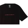 UNIQLO Graphic Pattern Simple Round Neck Short Sleeve T-Shirt Unisex tops Black 427903-09