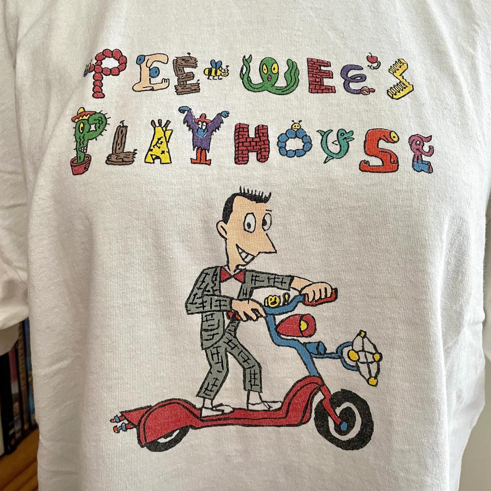 

Pee Wees Playhouse Paul Reubens Gift For Fan White Short Sleeve Shirt Unisex T-Shirt M