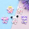 Glossy 3D Resin Cartoon Animal Keychain Pendant