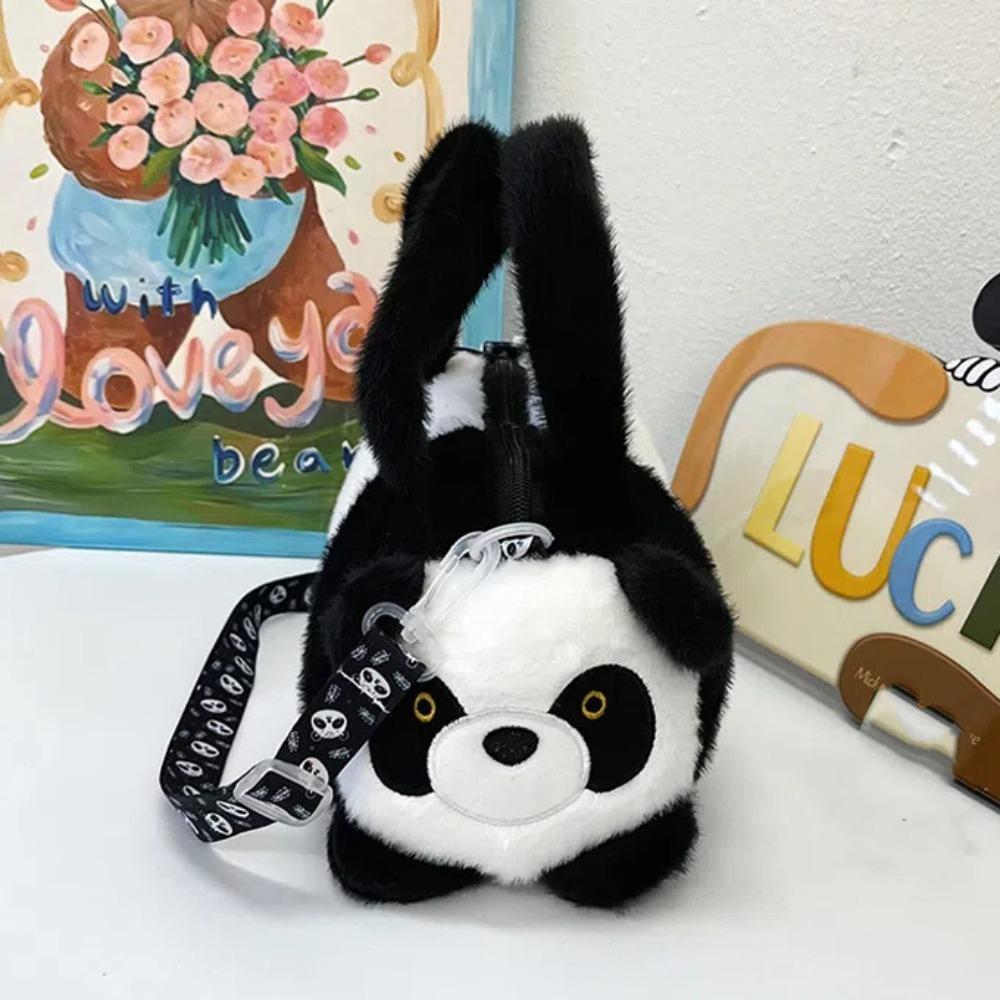 Korean Style Capybara Bucket Bag Soft Cartoon Animal Handbag Gift Plush Doll Shoulder Bag  Daily