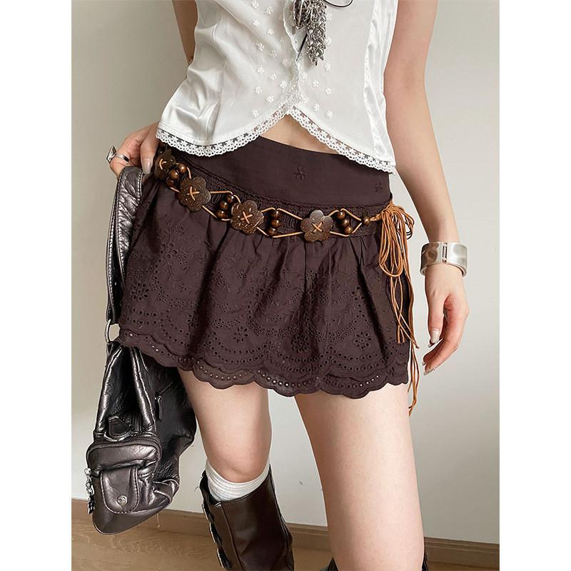 Cintura Floreale Bohemienne da Donna con Stile Etnico Vintage Accessorio in Pelle PU
