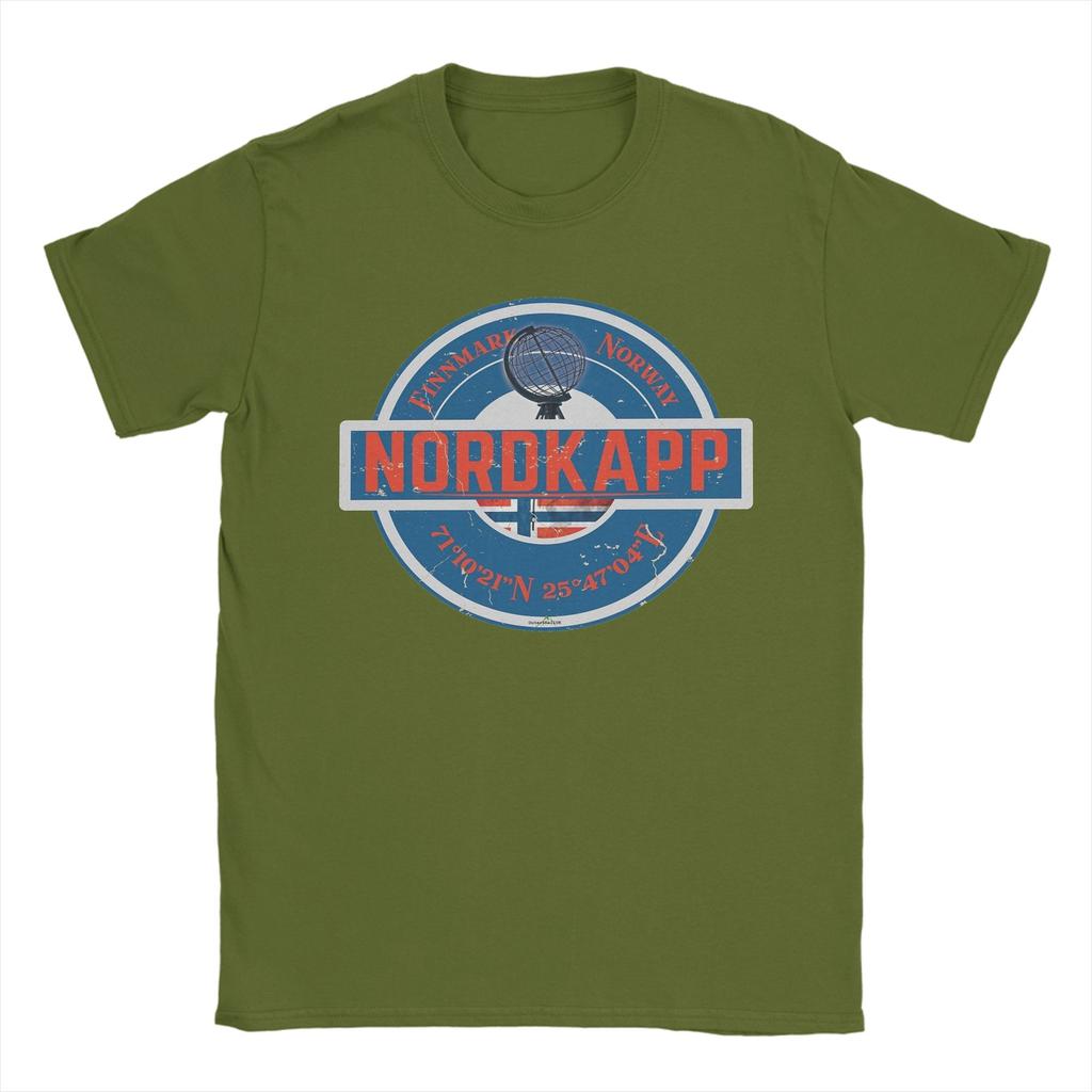 Nordkapp North Cape Norway Pure Cotton T Shirt For Unisex Beach Vintage TShirts ONeck Hip Hop Tee Shirt Oversize Casual Tops