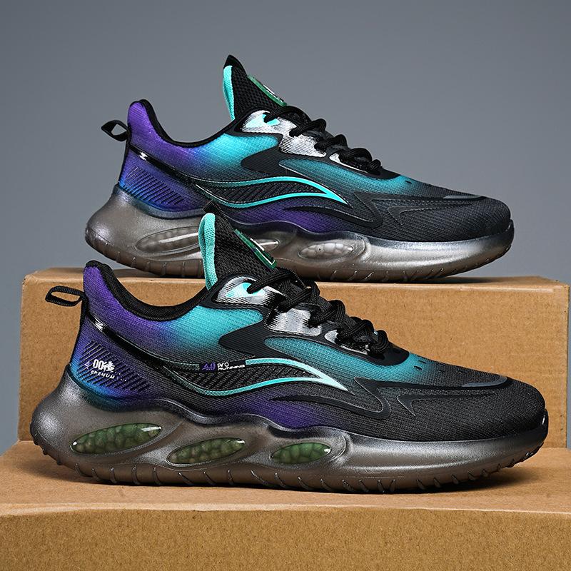 Patented new wear-resistant mesh casual basketball shoes breathable summer men's sports shoes light shock-absorbing running shoes