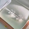 Exquisite Bow Water Droplet Fresh Earrings for Women