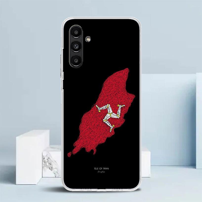 

Isle of Man Coat of Arms Cover for Samsung Galaxy A17 A37 A57 A16 A26 A36 A56 A15 A14 A55 Phone Case A13 A53 A25 A35 A24 A34 A23 Samsung A05S
