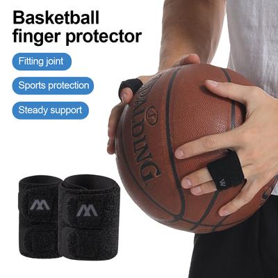 1 ks Basketbalová profesionální ochrana prstů Pohodlná prodyšná Jednoprstý Dvouprstý popruh Vhodný pro kloub Stabilní podpora