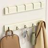 Wall Mounted Clothes Hooks Space Aluminum Sticky Hooks Multifunctional Coat Hook Living Room