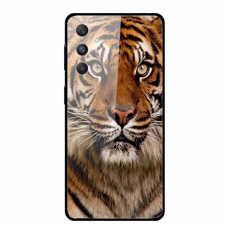 Tempered Glass Case For Samsung Galaxy S24 Plus Case Hard Glass Back Cover Soft Bumper For Samsung S24 Plus Phone Case S24Plus