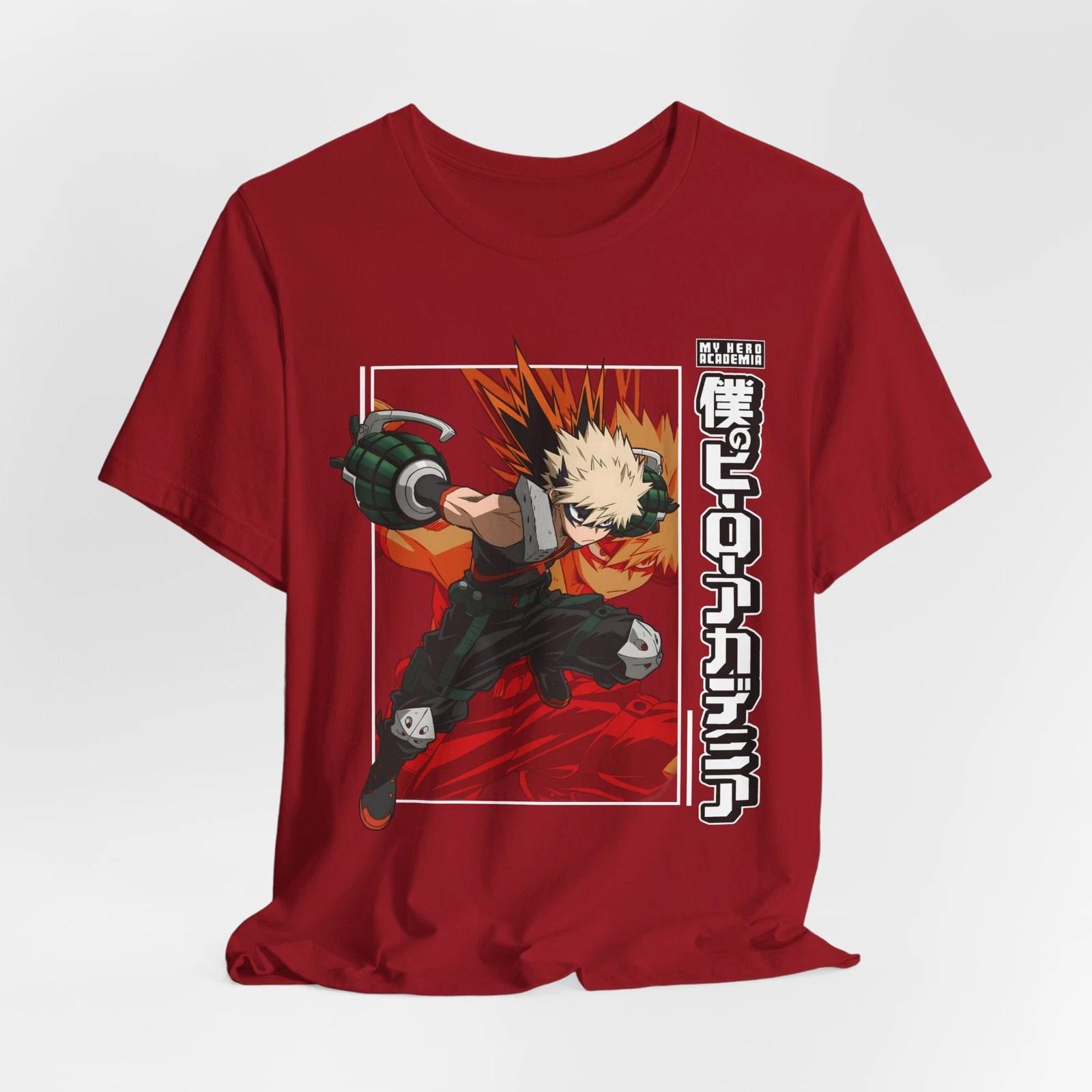 

Explosive Hero Tee – Katsuki Bakugo Anime Shirt for Otaku & Manga Lovers 4XL