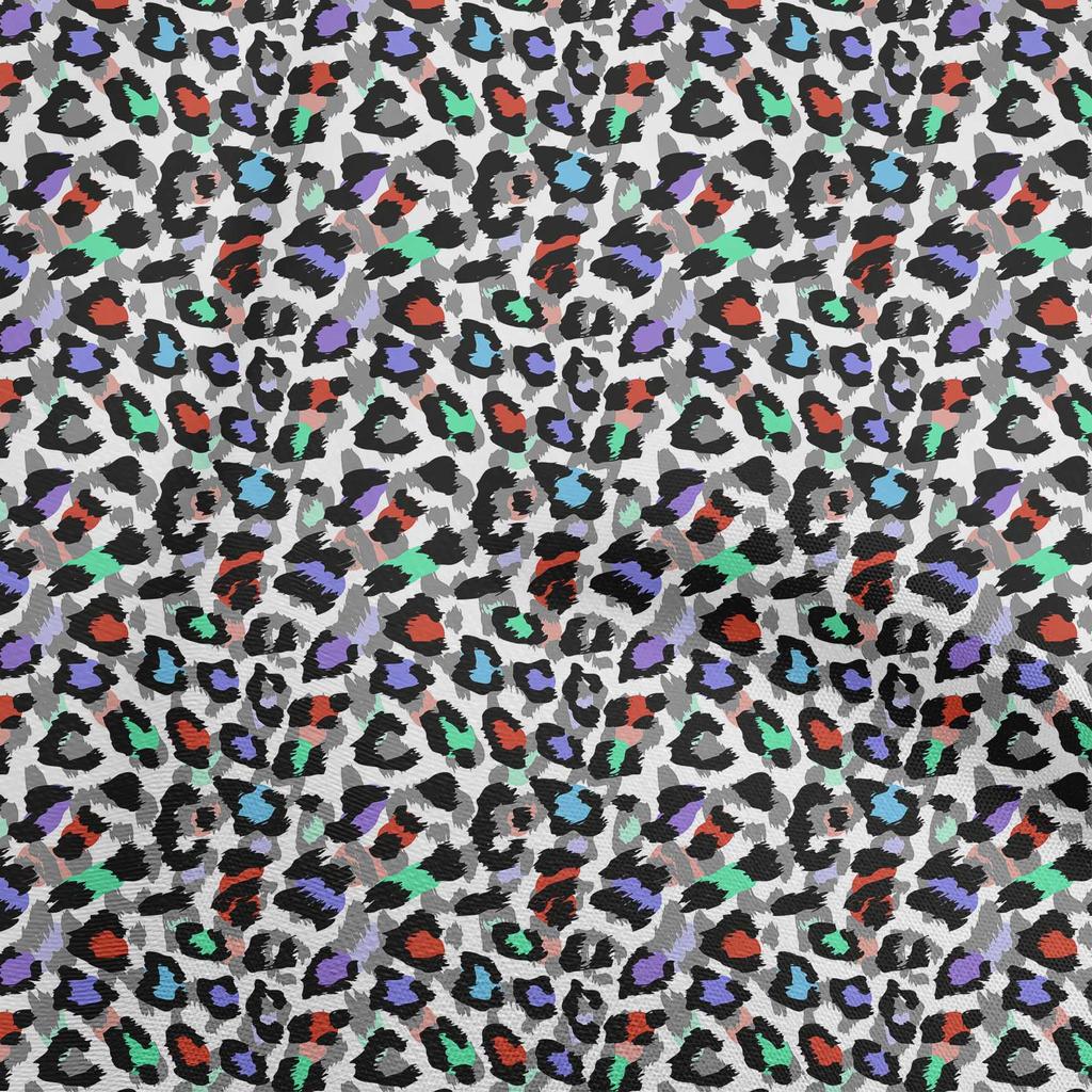 oneOone Cotton Poplin Blue Fabric Animal Skin  Diy Clothing Quilting Fabric Print Fabric By Yard 42 Inch