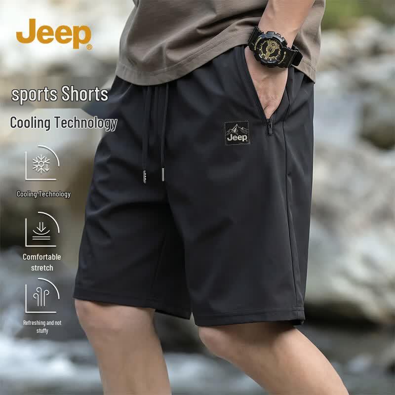 JEEP Men s Cooling Breathable Athletic Shorts M