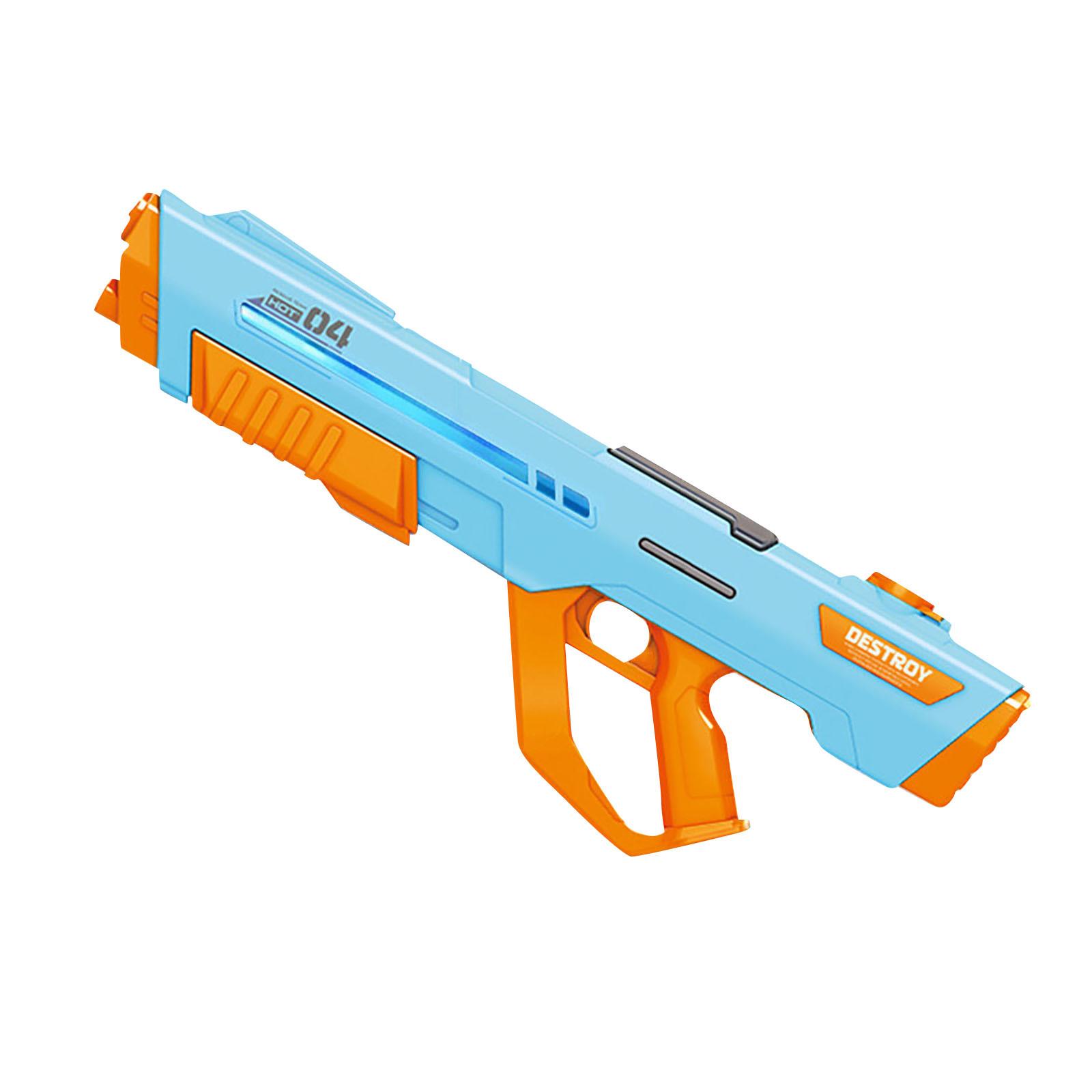 

Мощный электрический водяной пистолет для детей/взрослых, автоматические водяные пистолеты, водяные пистолеты-бластеры для летних игрушек для бассейна/пляжа One Size оранжевый