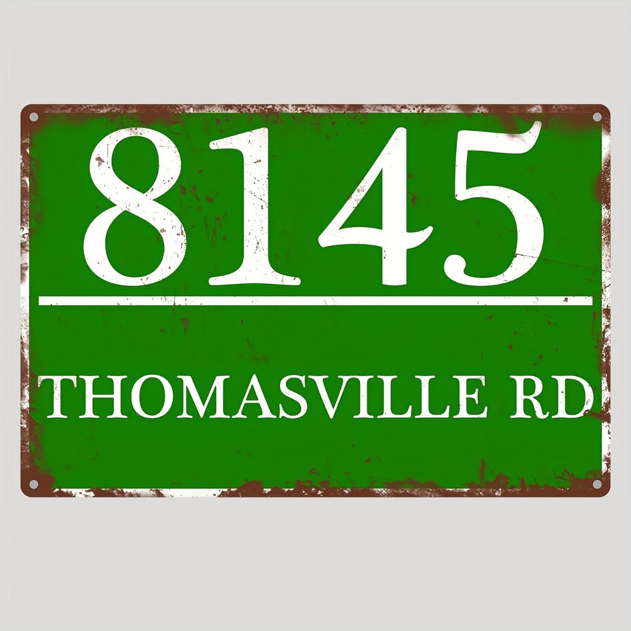 

Customizable Retro Metal Sign for Home and Outdoor Wall Decor