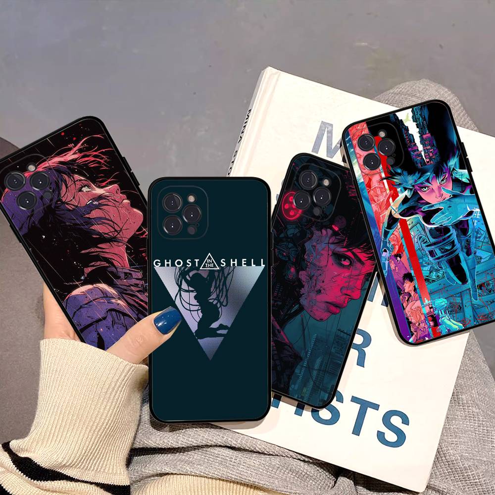 Anime G-ghost In The S-shell Cartoon Phone Case For IPhone 16 15 14 11 12 13 Mini Pro XS Max Cover 6 7 8 Plus X Funda Shell