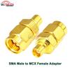 2Pcs/Lot RF Adapter SMA to SMB/SMC/MCX/MMCX Male Plug or Female Jack Straight 50 ohm RF Coaxial Connector Gold Plated Brass