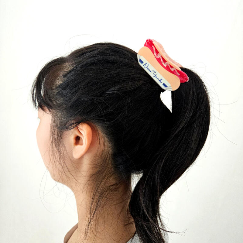 Kitsch Mood Hair Clip New York Hot Dog Claw