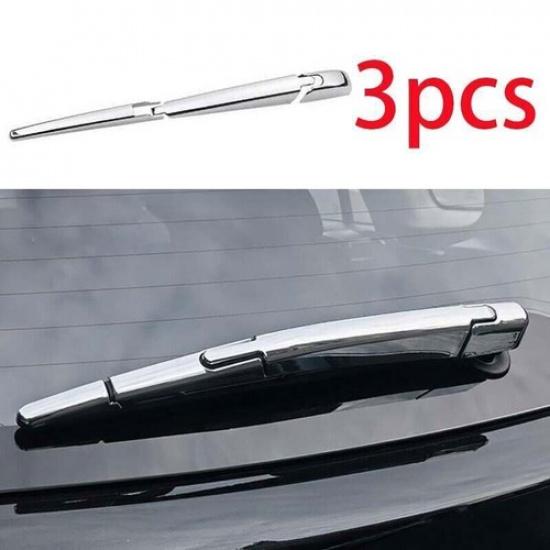 Cover Trim For Toyota Corolla Cross - 3pcs Chrome Rear Window Rain Wiper