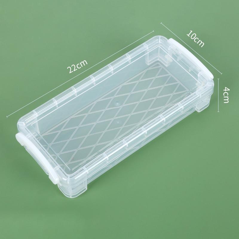 Kawaii Průhledný Penál Multifunkční Dětský Penál Kancelářský Školní Velkokapacitní Úložný Organizér