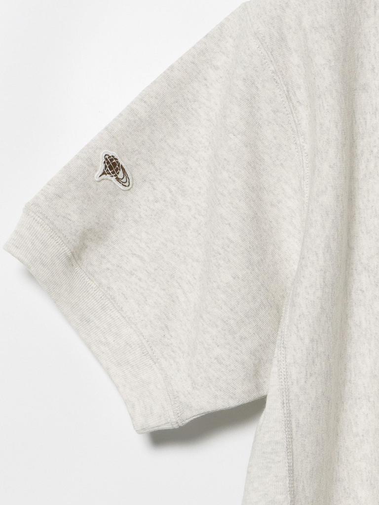 Beams Golf Men's S/S Sweatshirt (Special Order) Reverse Weave® Half-Zip Pullover, Oatmeal, Size L, 82030198411