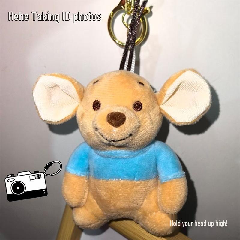 Xiaohongshu-Inspired Kangaroo Plush Pendant - Cute Gift Doll 10cm