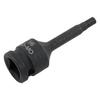 Adapter nasadki 80 mm Klucz pneumatyczny Czarny Wiertarka elektryczna Głowica sześciokątna Nasadka sześciokątna