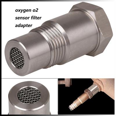 1PC M18X1.5 Universal Extension Filter Oxygen O2 Sensor Connector Extender Spacer Internal Thread  Stainless Steel Adapter