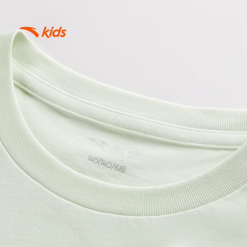 Anta Boys' 2025 Summer Breathable Cotton Short Sleeve T-Shirt A52527114
