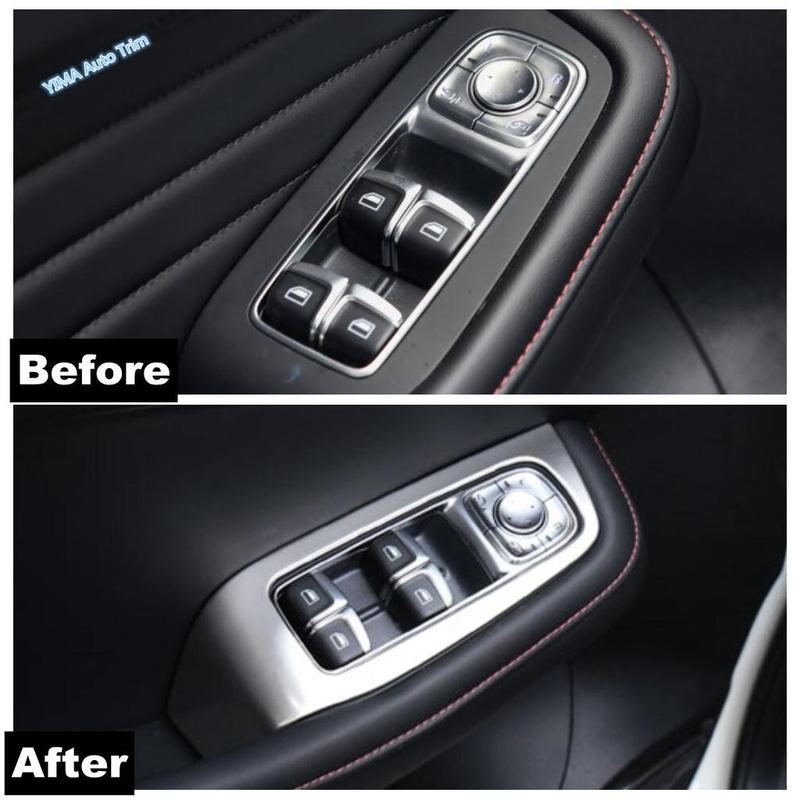 Car Interior Door Armrest Window Lift Switch Button Panel Decoration Cover Trim For MG HS / HS Plug-in  - 2024 Accessories