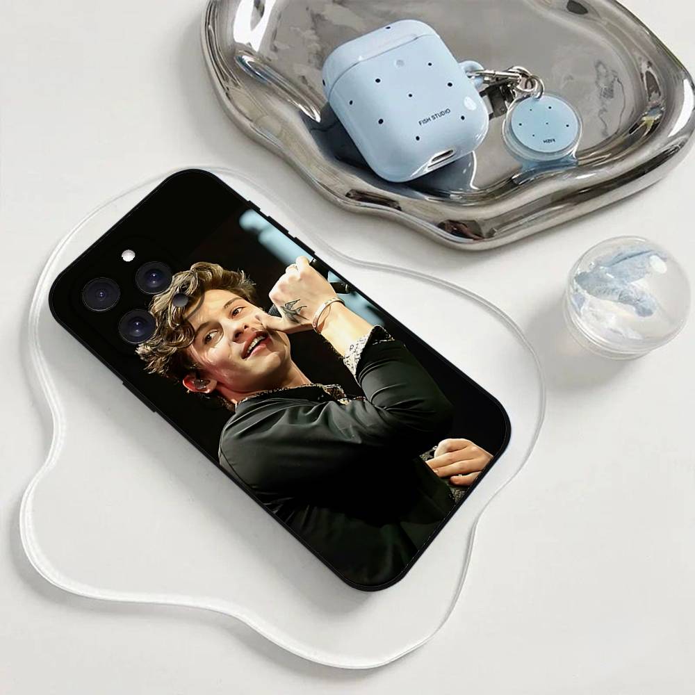 Shawn Mendes Singer Phone Case Phone Case For Iphone 17 16 15 11 13 14 Pro Max X Xr Xs Max 12mini Black Shell Cover Case