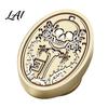 Gift Wrapping Wax Stamp Brass Seal Head Vintage Key Pattern Embossed Sealing Decorative Head for Envelope Journal Packaging Invitation Crafting