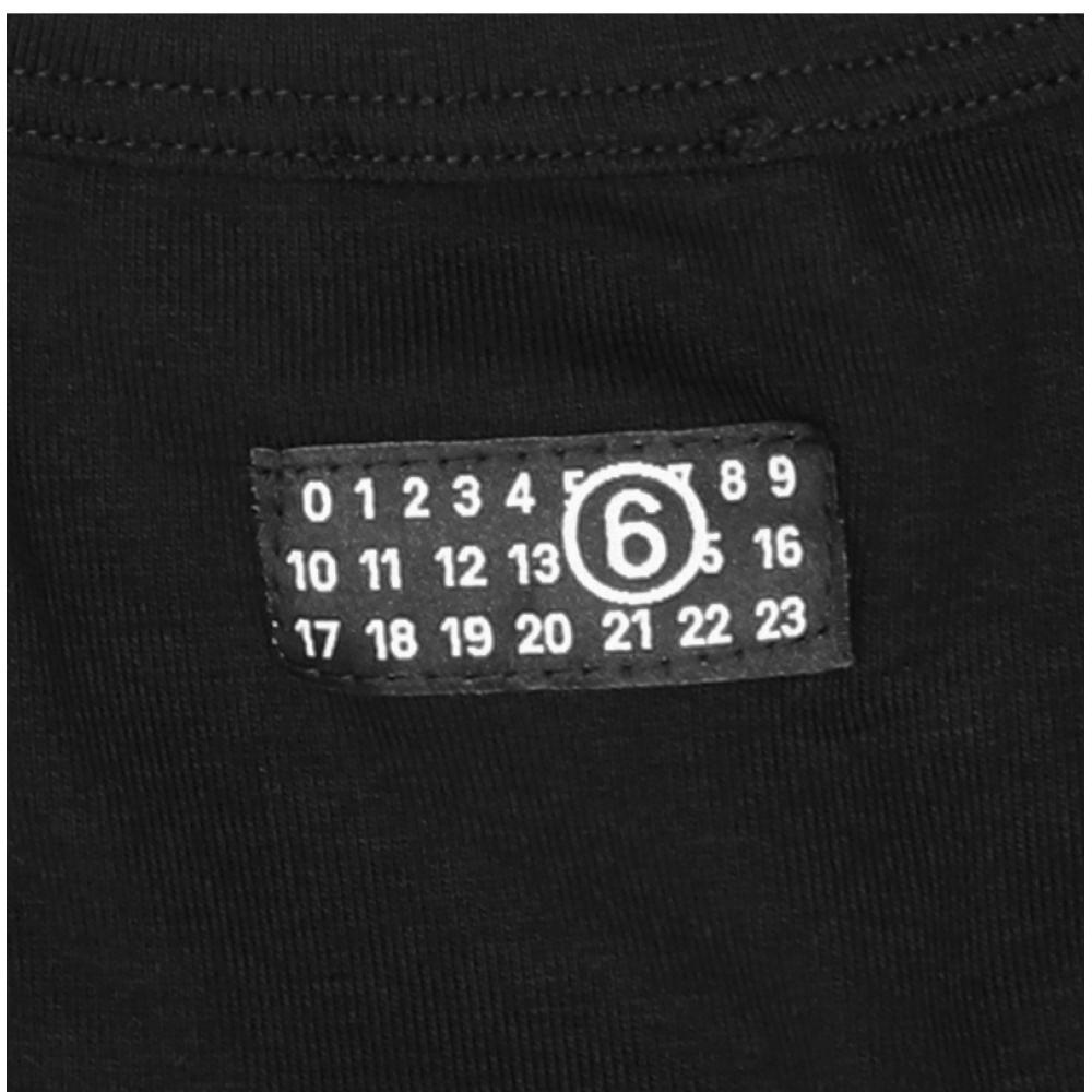 Maison Margiela Men Mjm200020 001 Mm6 Numbering Logo Patch Short Sleeve Underwea