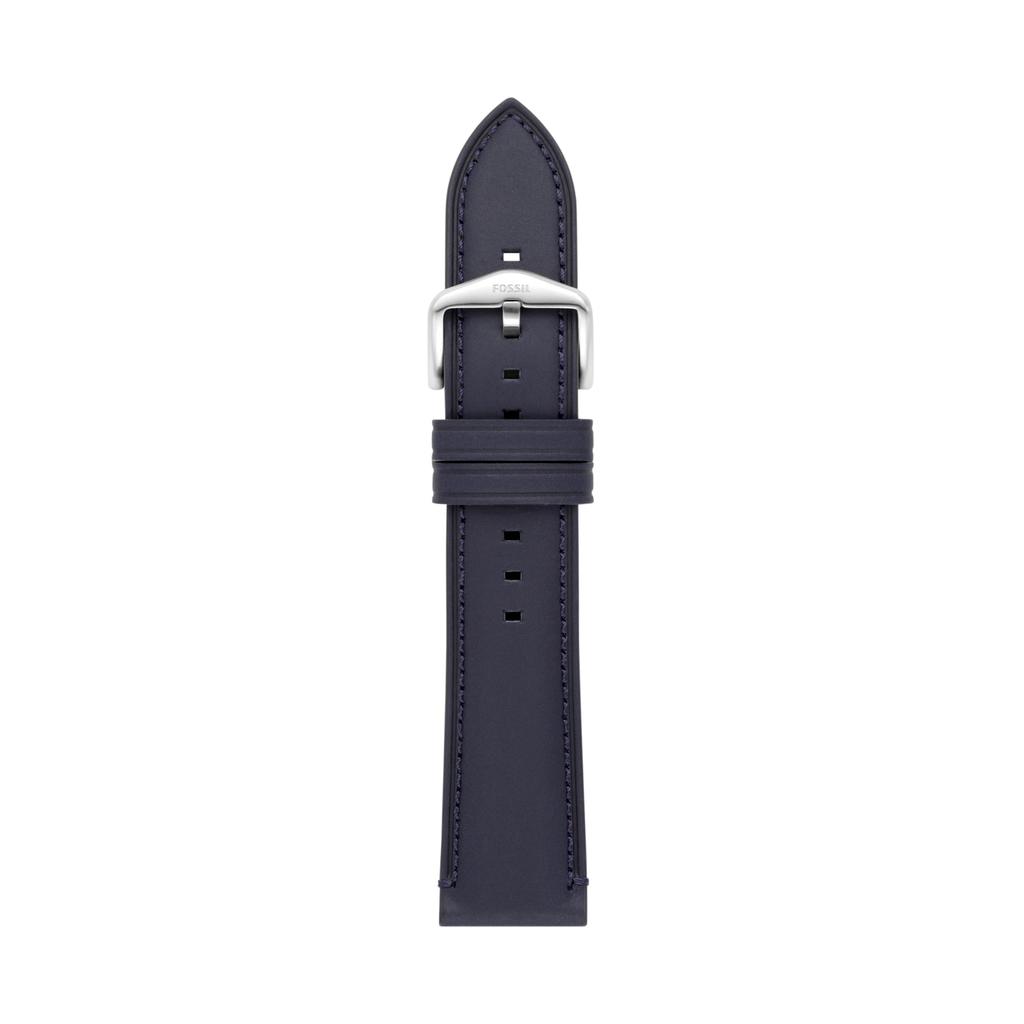 22mm Navy Strap Eco-Leather