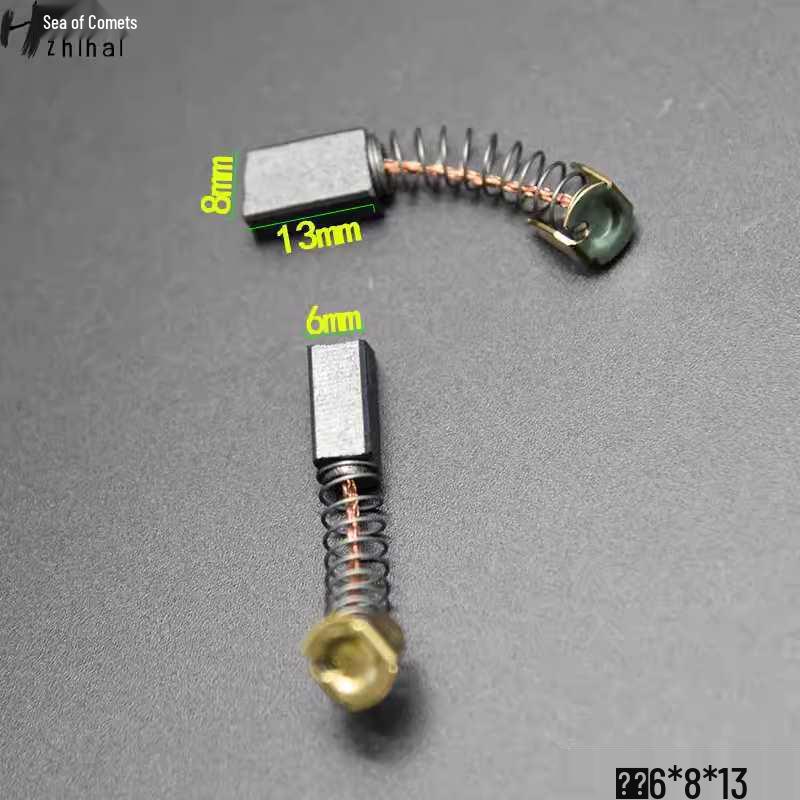 

Universal DC Motor with Spring Carbon Brush - Copper, 12V-48V, Supports 3 to 10 Fixed Sizes