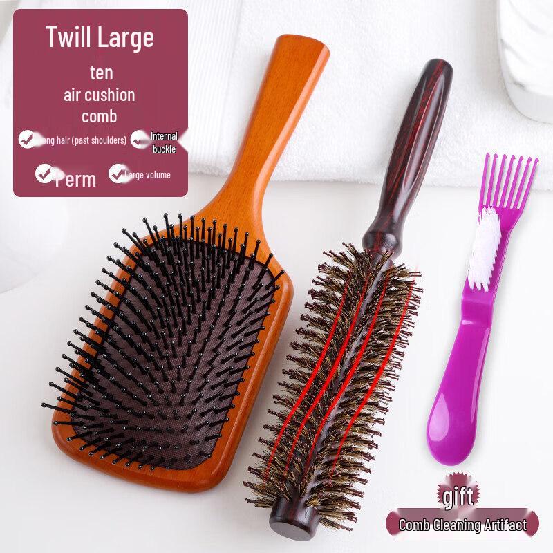 LIEI Boar Bristle Round Styling Hair Brush