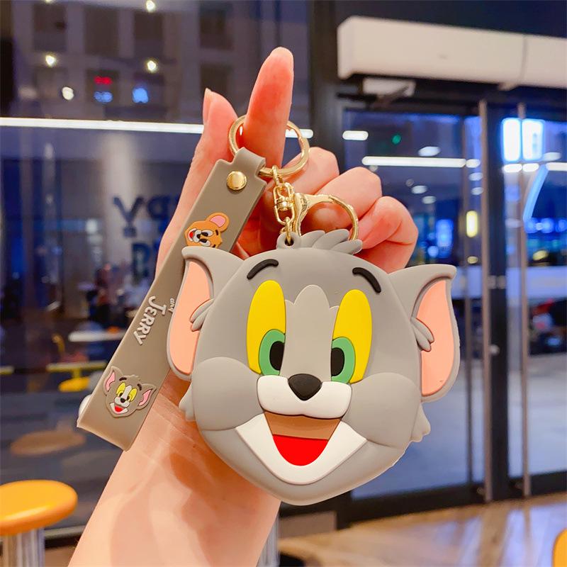 Cartoon Animal Silicone Keychain Bag - Kids' Coin Purse & Toy Pendant